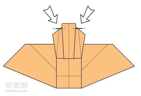 折纸沙发椅的折法图解 手工沙发椅折叠步骤图