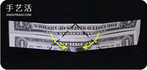 美元折纸戒指的教程 钻戒的折法用纸币图解
