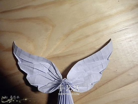 北条高史的天使之翼折纸CP图+实拍图解教程