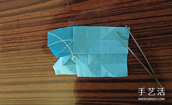 骷髅头的折纸方法图解 怎么折骷髅头的过程