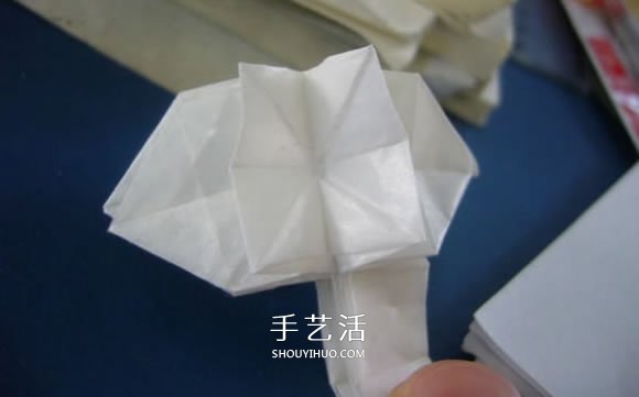 龙头戒指的折纸方法 手工折纸龙头戒图解教程