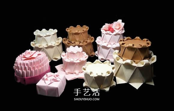 生日快到了？漂亮的双层生日蛋糕折纸送给你