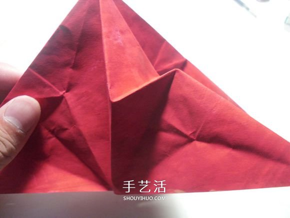 手工篝火的折纸方法 怎么折纸火焰图解教程