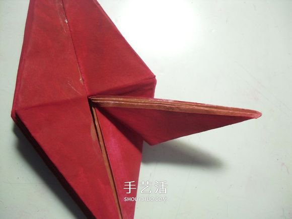 手工篝火的折纸方法 怎么折纸火焰图解教程