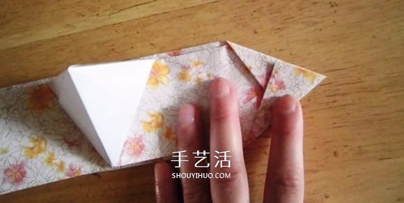 端午节手工制作 折纸粽子的折法详细步骤图