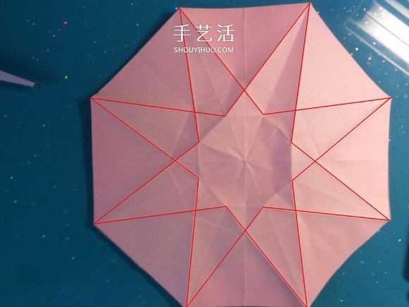 怎么折纸立体钻石图解 折一个超大的送女友吧