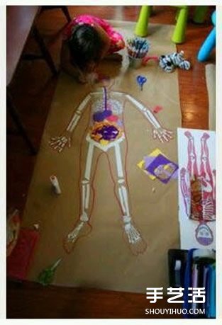 幼儿园玩教具制作：教小朋友认知身体主要器官