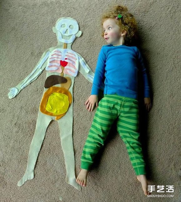 幼儿园玩教具制作：教小朋友认知身体主要器官