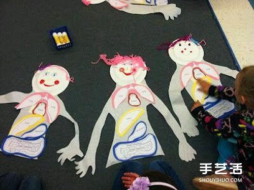 幼儿园玩教具制作：教小朋友认知身体主要器官