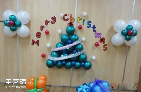 幼儿园环境创设图片之圣诞节墙饰布置方法