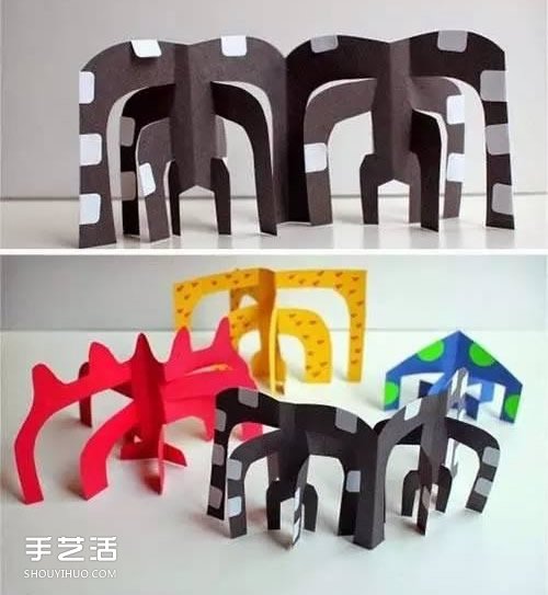 幼儿卡纸小制作图片 简单卡纸手工制作大全