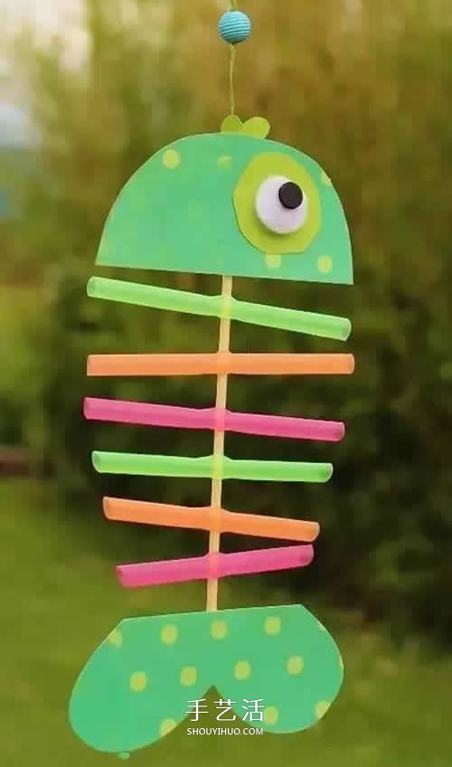 幼儿园手工小制作 各种可爱小鱼的简单做法