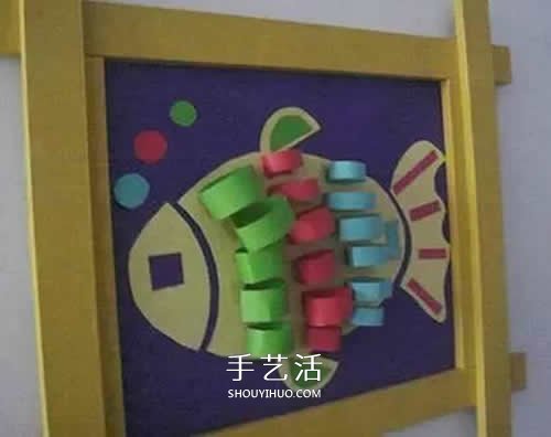 幼儿园手工小制作 各种可爱小鱼的简单做法