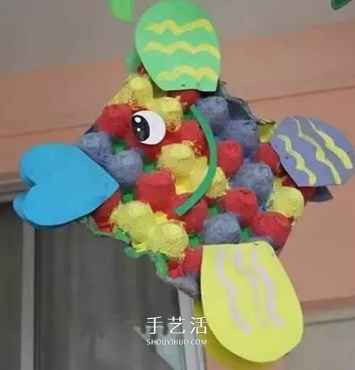 幼儿园手工小制作 各种可爱小鱼的简单做法