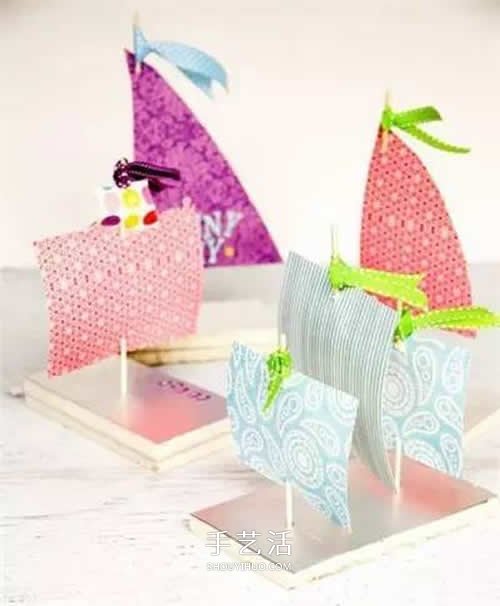 儿童玩具小船手工制作 用泡沫板做帆船的方法