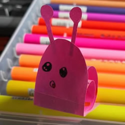 幼儿园手工纸蜗牛的制作方法简单又可爱