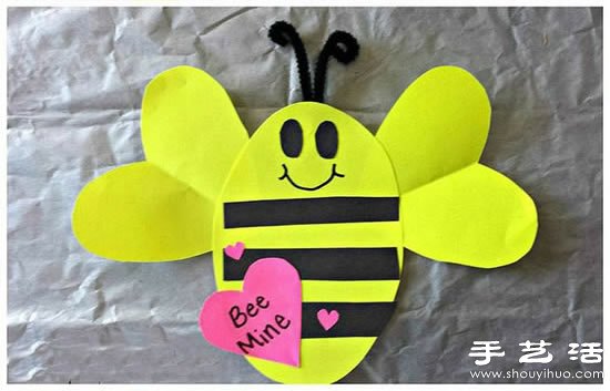 可爱小蜜蜂的手工制作方法