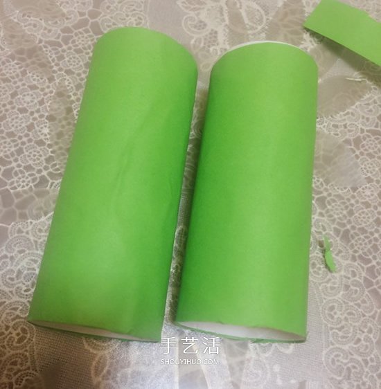 卫生纸卷纸筒做毛毛虫 简单又可爱的幼儿手工