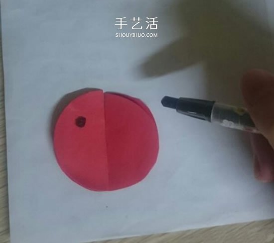 幼儿园手工制作立体瓢虫的做法