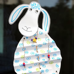 幼儿手工制作小羊羔 用纸做小羊的方法图解