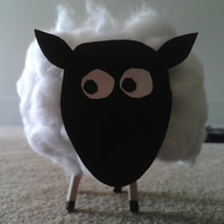 幼儿园手工制作绵羊的简单方法教程