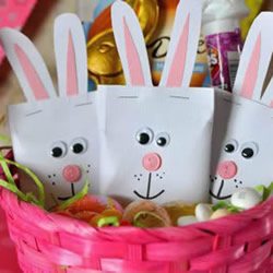 自制超可爱的兔子糖果袋的方法教程