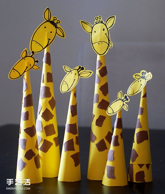 卡纸长颈鹿的制作方法 幼儿园长颈鹿手工制作