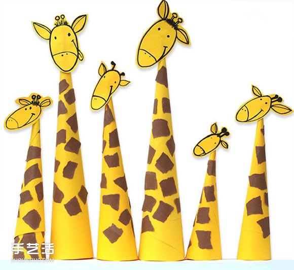 卡纸长颈鹿的制作方法 幼儿园长颈鹿手工制作