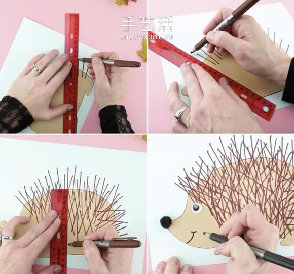 如何手工制作3种简单的刺猬的做法教程