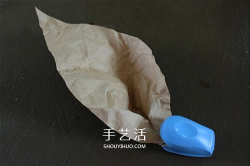 幼儿手工制作向日葵 简单牛皮纸做太阳花