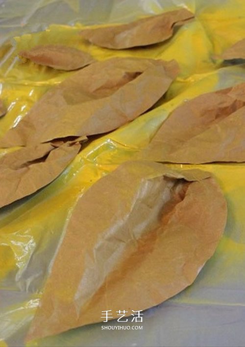 幼儿手工制作向日葵 简单牛皮纸做太阳花