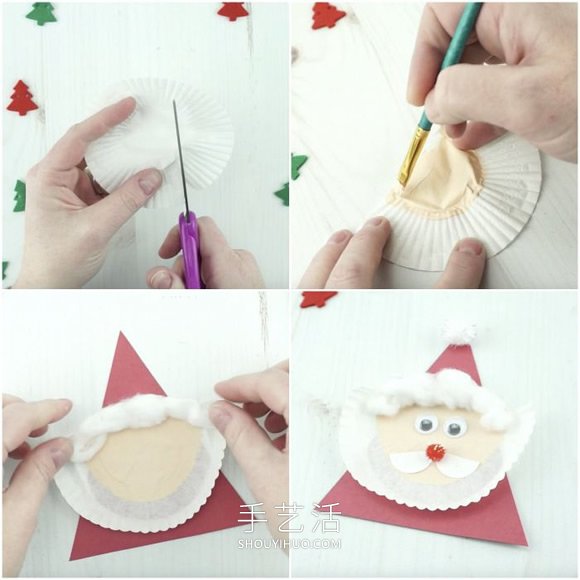 幼儿园简单手工制作圣诞木偶的做法教程