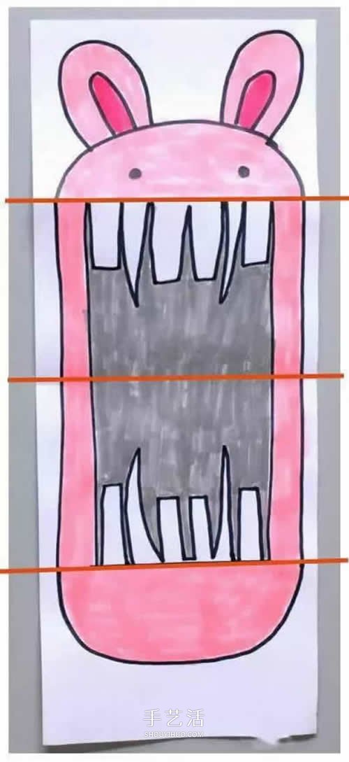 大嘴怪怎么做的教程 儿童手工制作大嘴怪大全
