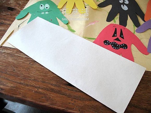 儿童手工制作万圣节快乐幽灵标牌的做法教程