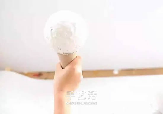 幼儿手工制作熟石膏冰激凌的做法教程