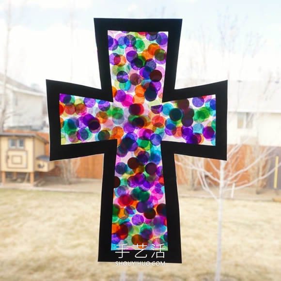 复活节手工：幼儿园手工制作十字架装饰教程