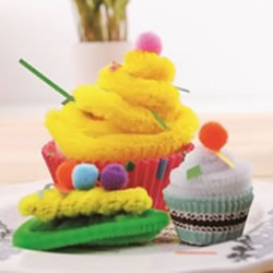 扭扭棒手工制作蛋糕 幼儿手工蛋糕模型怎么做