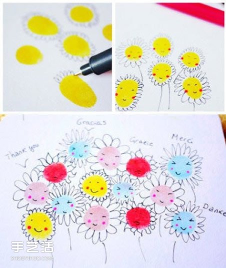 简单又好玩的创意手指画 启发孩子们的想象力