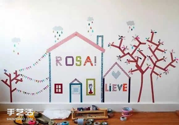 幼儿墙饰手工制作创意 好看墙面布置设计图片