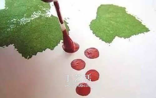 用树叶作为道具 画一幅让自己惊艳的树叶画