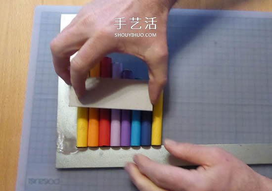 自制简易排箫的方法 儿童用卡纸做排箫玩具
