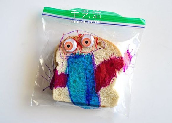 DIY创意三明治小人的方法图解教程