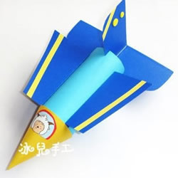 简单飞机模型制作过程 卫生纸筒手工制作飞机
