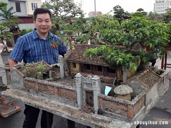 几乎以为是真的 越南牛人打造仿旧建筑模型