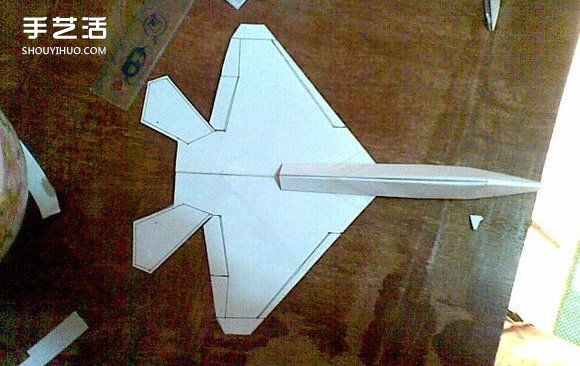 F-22战斗机折纸图解 手工制作F22战机模型教程