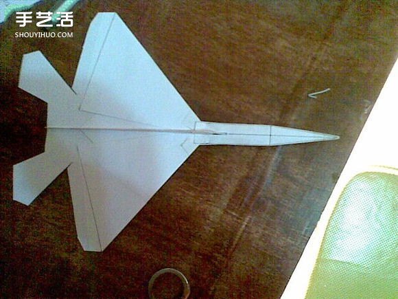 F-22战斗机折纸图解 手工制作F22战机模型教程