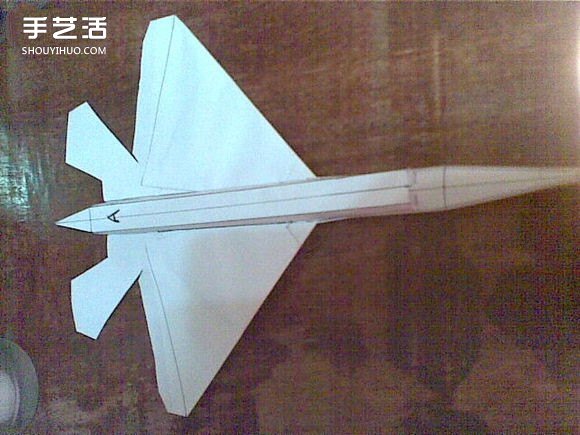 F-22战斗机折纸图解 手工制作F22战机模型教程