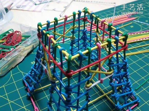 埃菲尔铁塔模型制作 回形针做埃菲尔铁塔教程