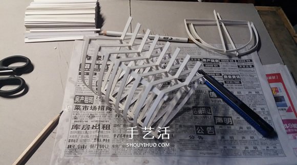 纸制单桅帆船模型制作 精致卡纸帆船手工制作