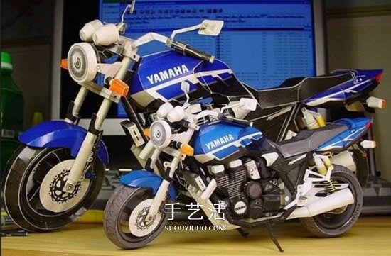 YAMAHA XJR1300 经典摩托车纸模型作品赏